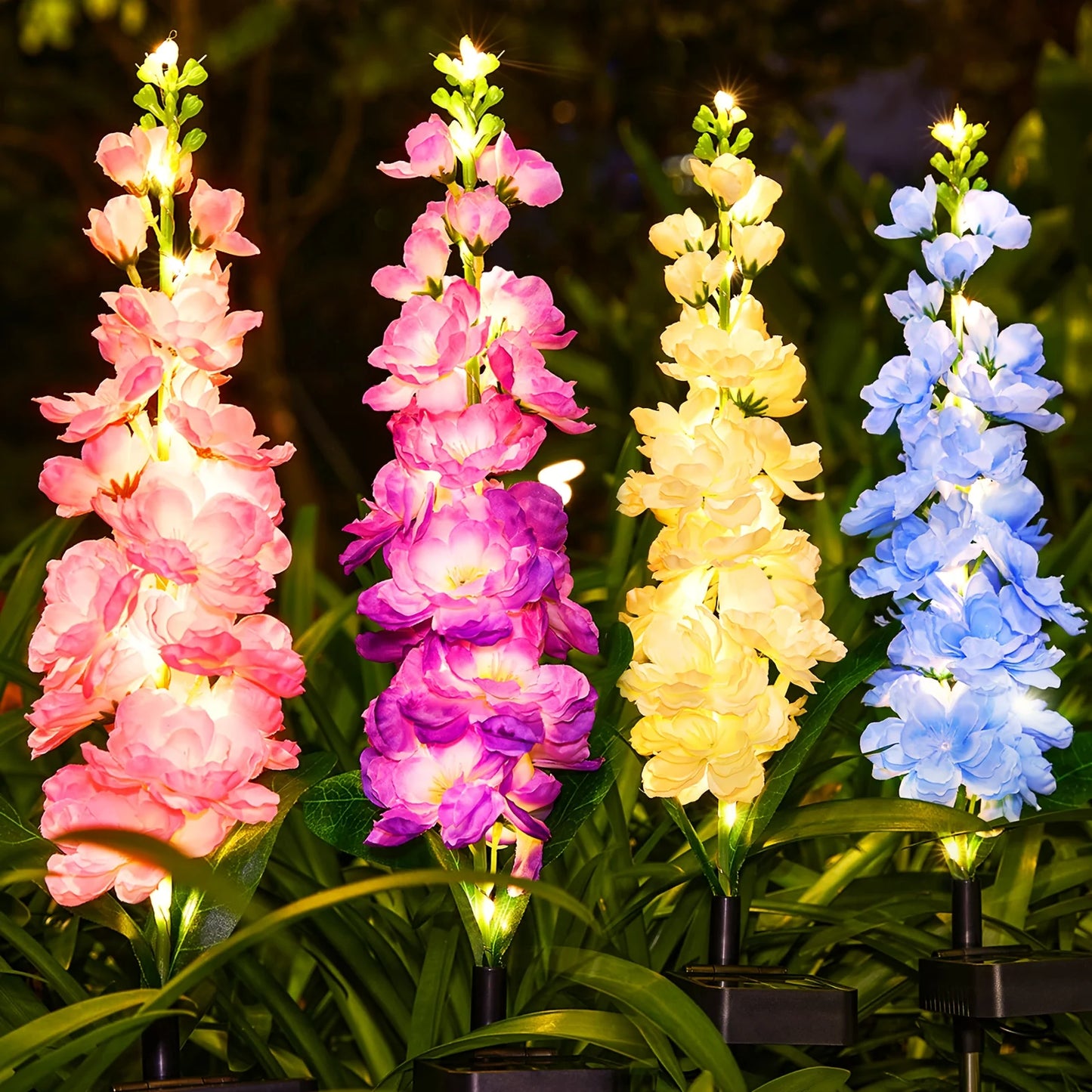 KPSTEK Upgraded Solar Garden Lights With 36 LEDs Outdoor