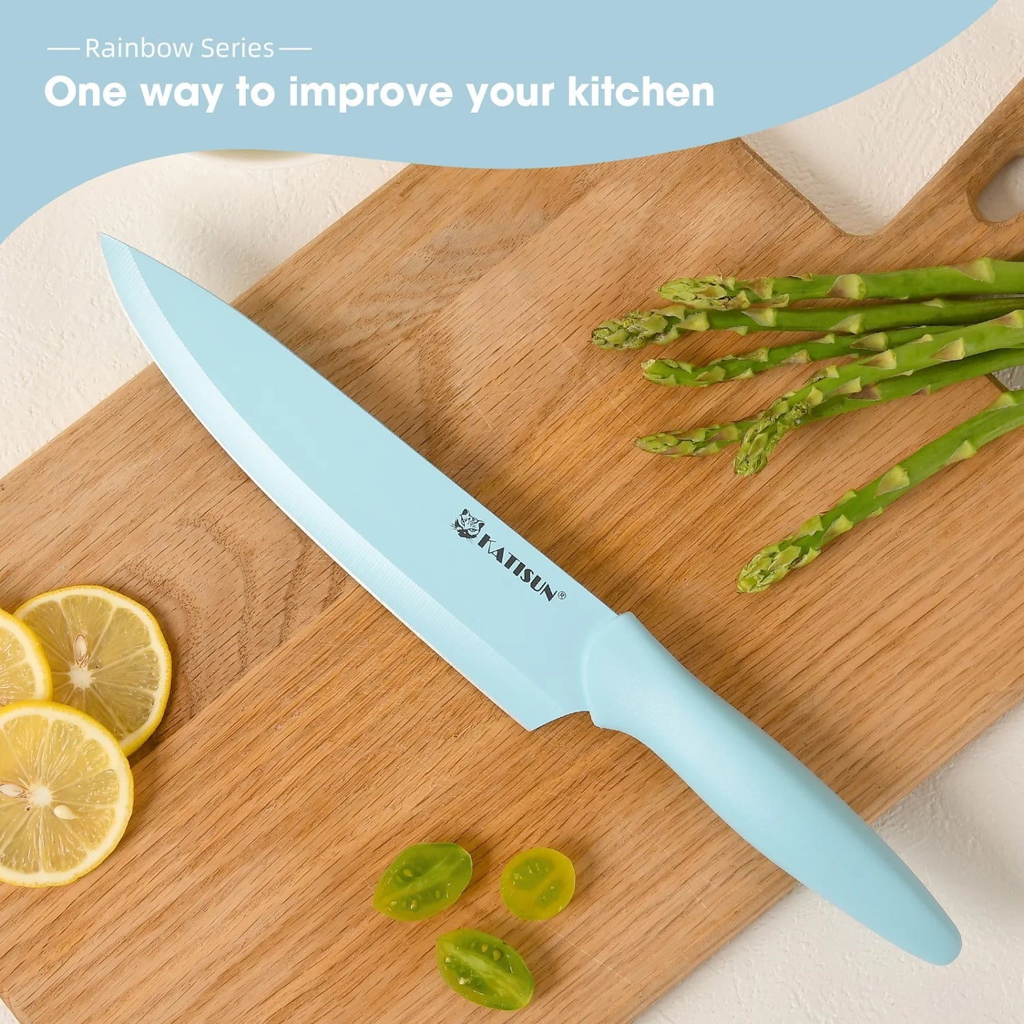 Katisun 14 Piece Kitchen Knife Set With Shears And Block