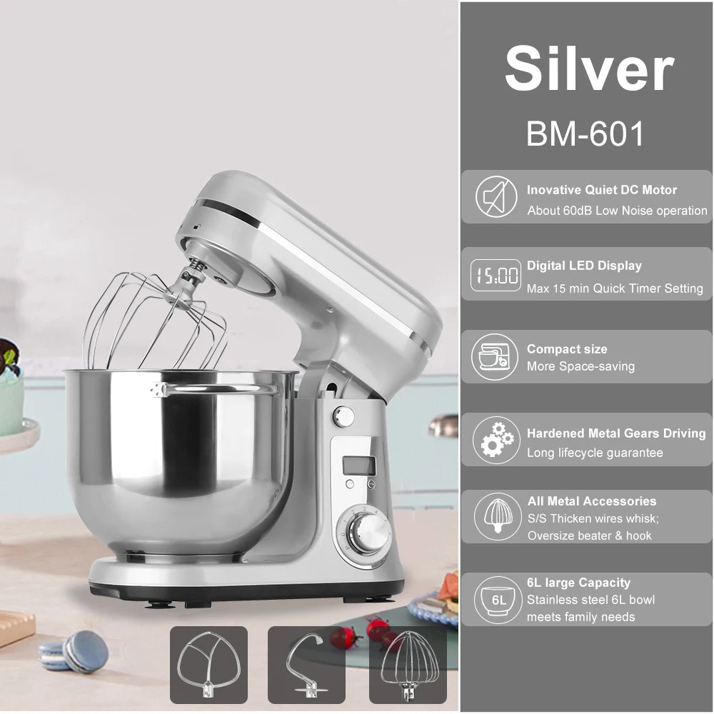 Biolomix Kitchen Stand Mixer And Blender Quiet 6 Speed