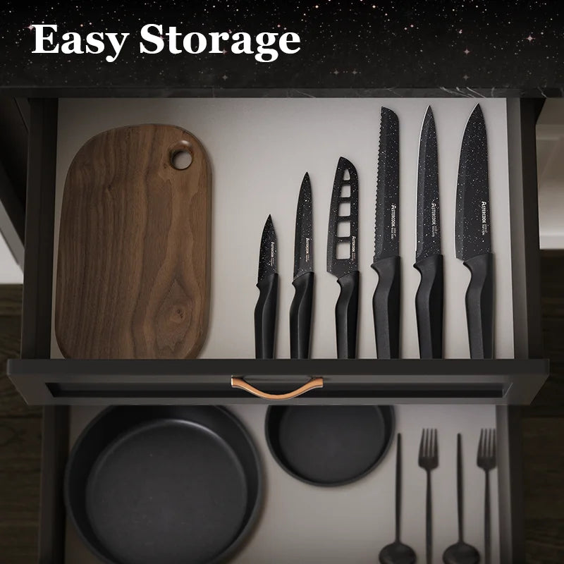 Astercook Knife Set German Stainless Steel Kitchen Knives