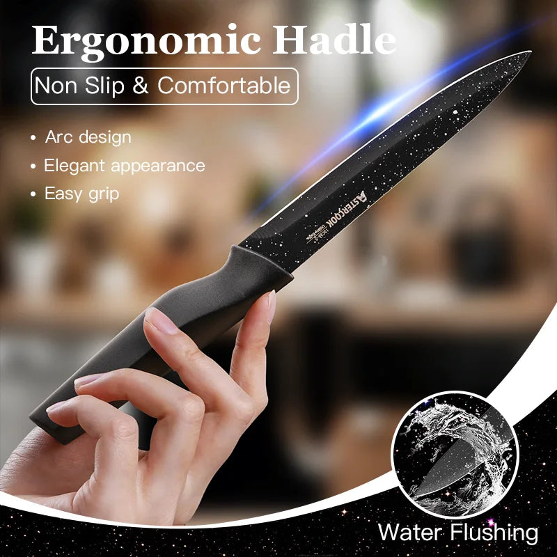 Astercook Knife Set German Stainless Steel Kitchen Knives