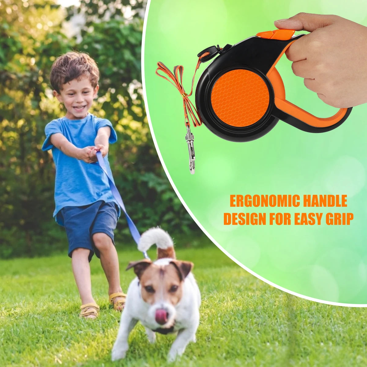 WillstarCN Retractable Dog Leash With Reflective Tape