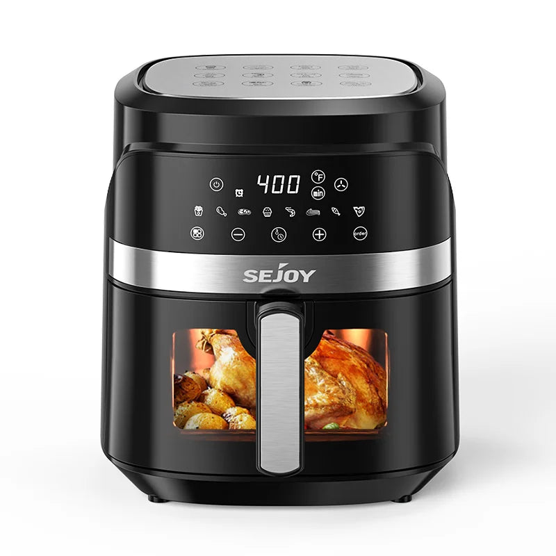Sejoy Air Fryer Toaster Oven Combo With 8 Presets Plus