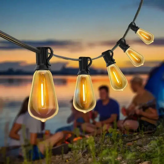 MIMIRGB Outdoor LED String Lights for Patio and Holidays