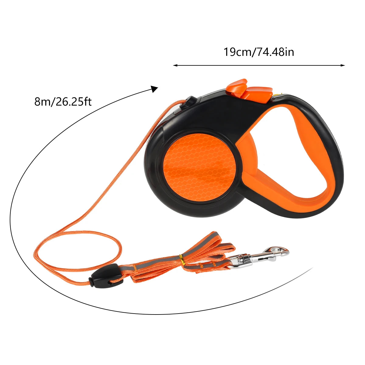 WillstarCN Retractable Dog Leash With Reflective Tape