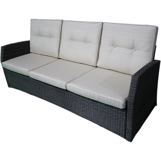 Joanne Outdoor Wicker Sofa Set For Modern Patio Collection