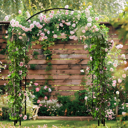 Feature Outdoor Metal Garden Arch Trellis Gothic Arbor Wedding