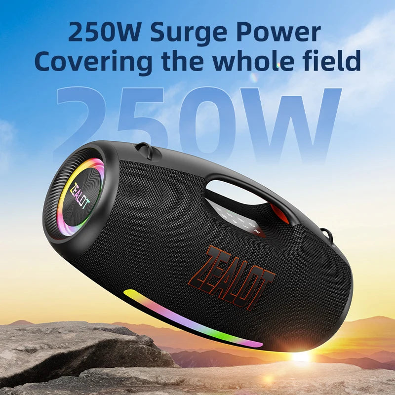 ZEALOT S89 250W Waterproof Portable Bluetooth Speaker