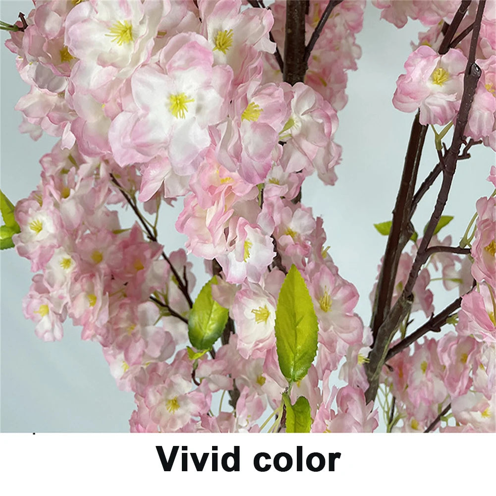 Twister Artificial Cherry Blossom Tree In Pot For Indoor Decor