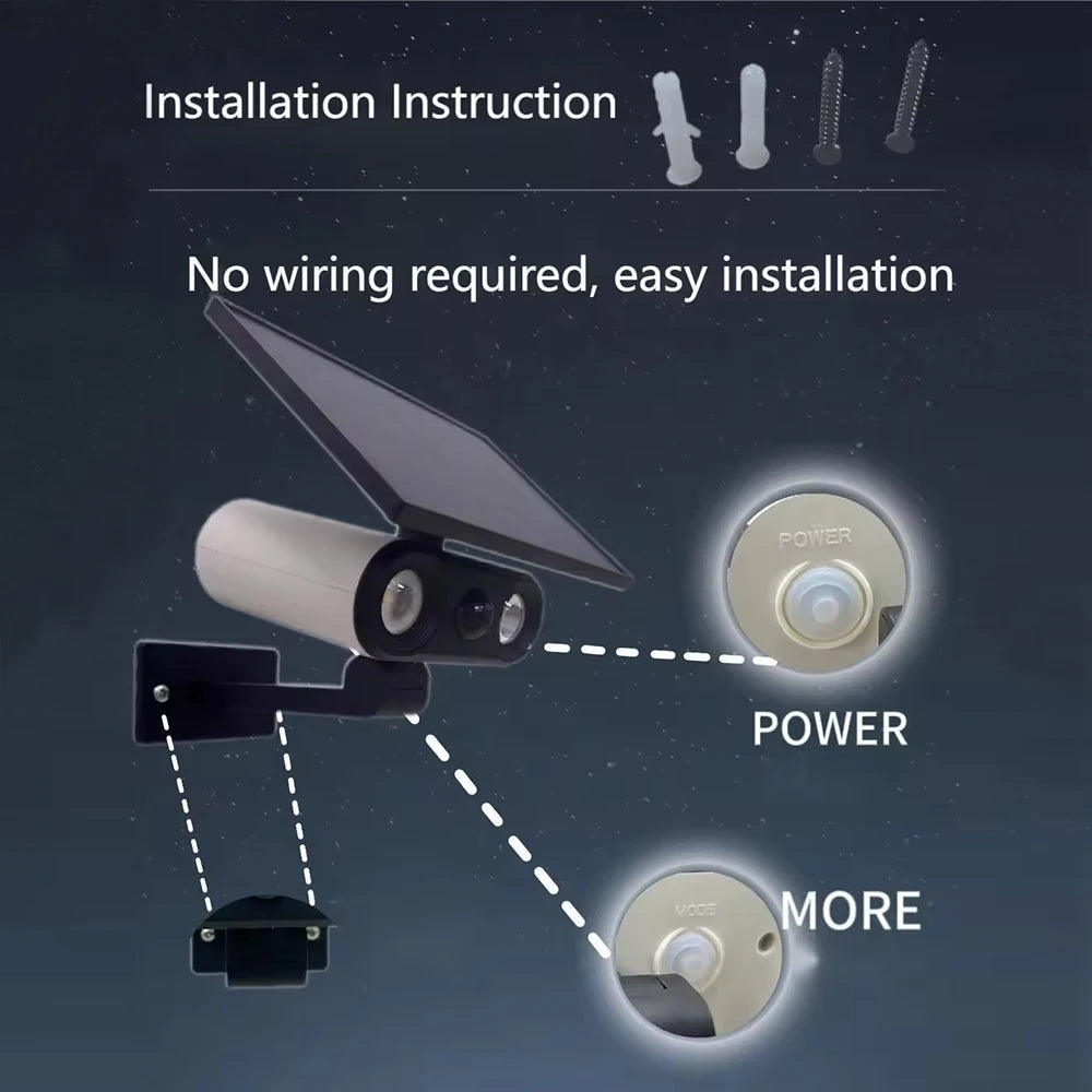 Solar Lamp IP65 Waterproof PIR Motion Sensor For Garage