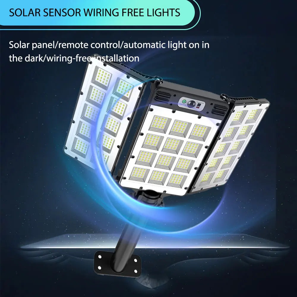 Solar Motion Sensor Wall Lamp Outdoor IP66 Garden Lighting