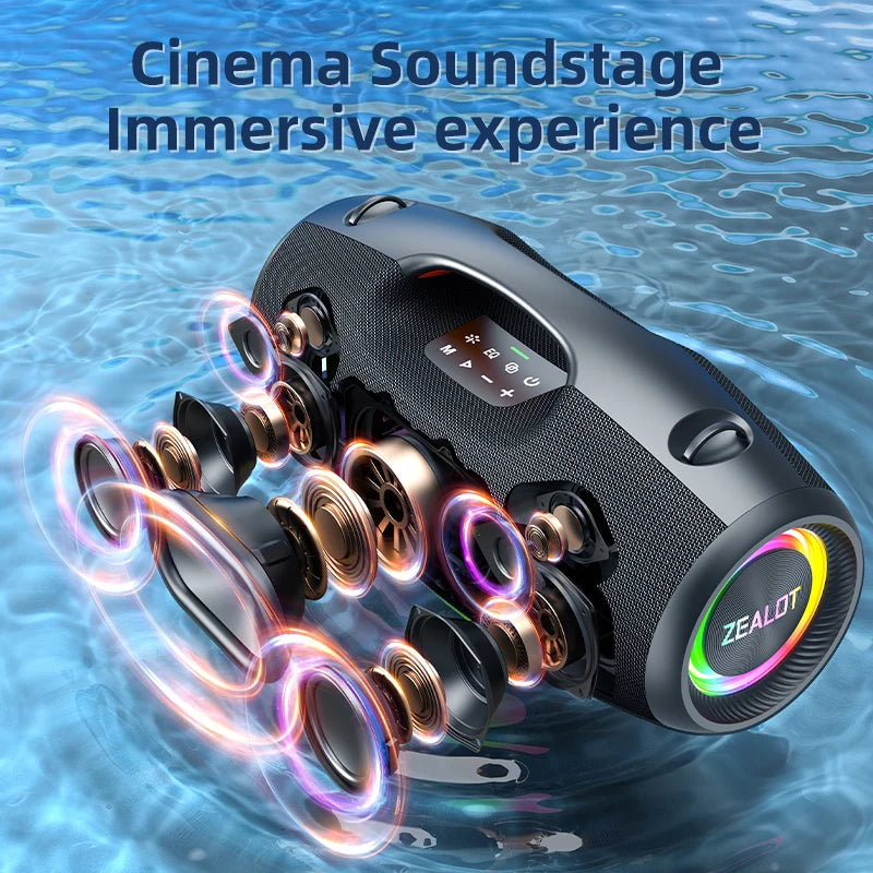 ZEALOT S89 250W Waterproof Portable Bluetooth Speaker