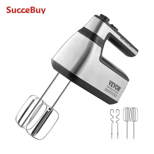 VEVOR Cordless Electric Hand Mixer 5 Gear Variable Speed