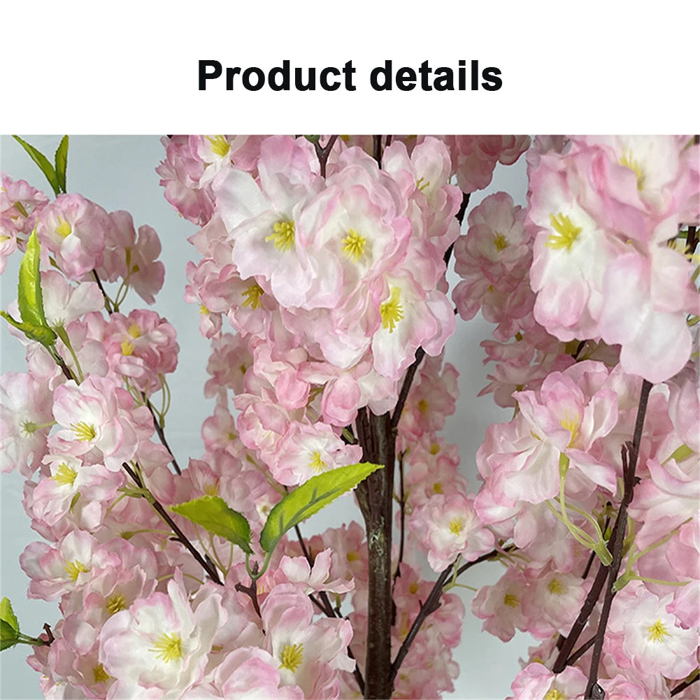 Twister Artificial Cherry Blossom Tree In Pot For Indoor Decor