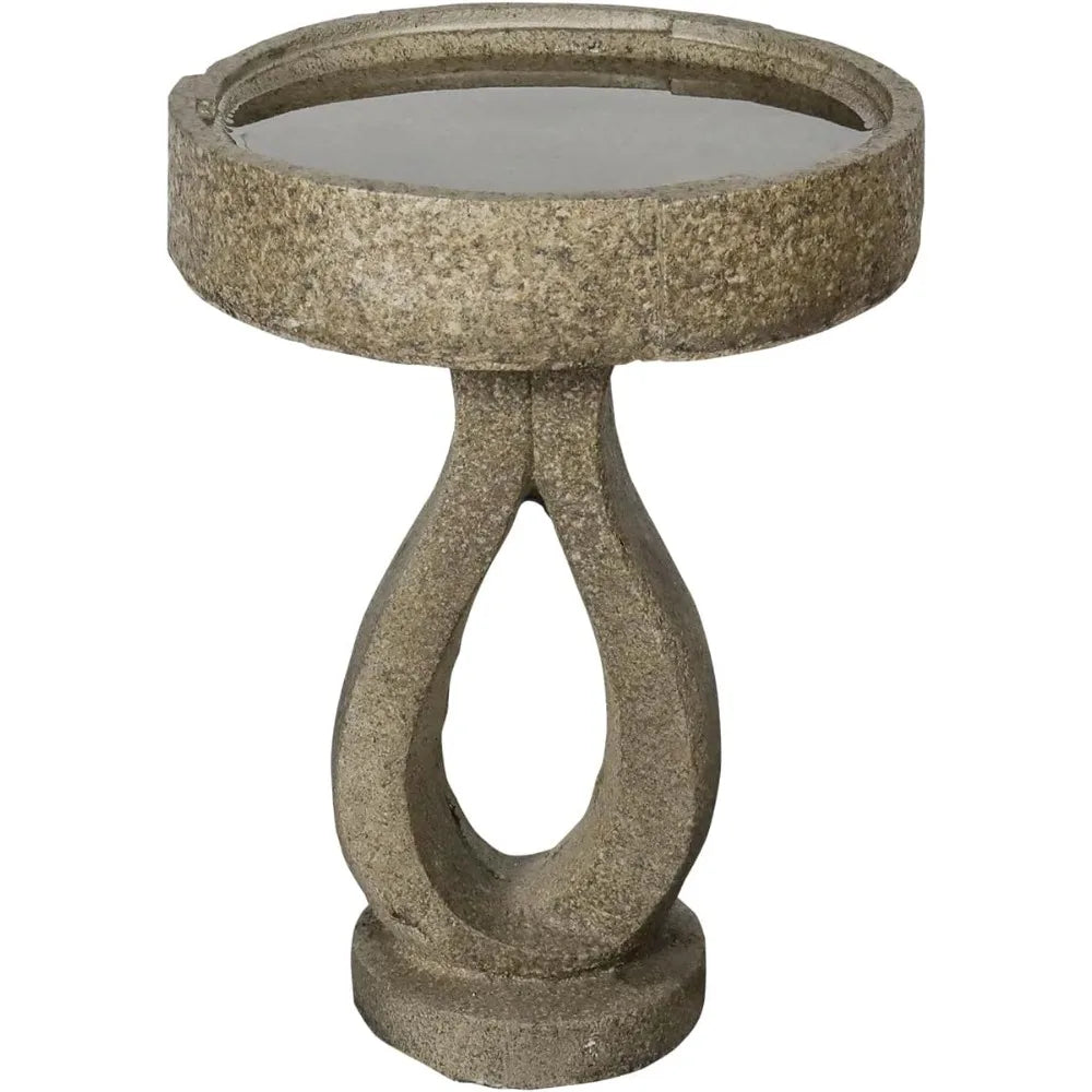 Modern Concrete Birdbath for Garden